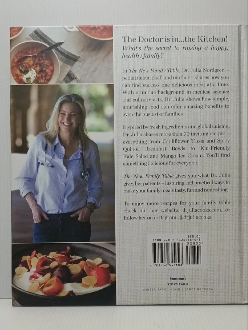 The New Family Table Cookbook - Chef Julia Nordgren, M.D.
